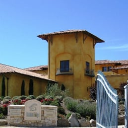 the entrance to the winery