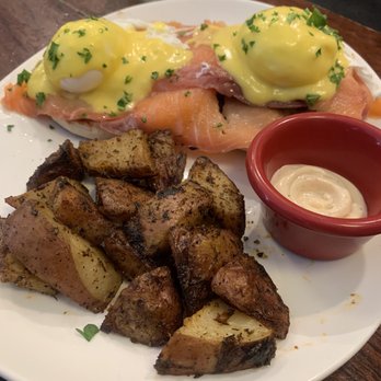 Banana Cafe - Norwegian salmon eggs Benedict - French Near Me - Key West, Florida Banana Cafe - Norwegian salmon eggs Benedict - French Near Me - Key West, Florida