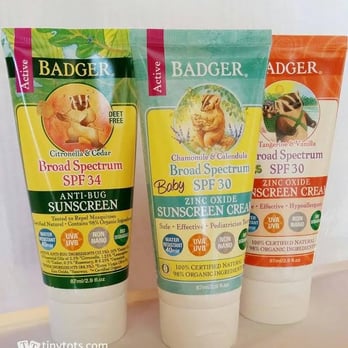 Tiny Tots Parent Resource Center - Badger child-friendly sunscreen - Baby Gear & Furniture Near Me - Campbell, California