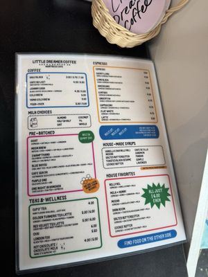 Menu photo 1 Little Dreamer Coffee Houston, TX Menu photo 1 Little Dreamer Coffee Houston, TX