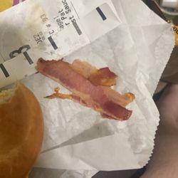 McDonald's - Raw bacon