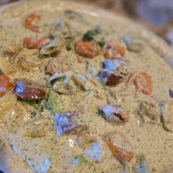 Floridino's Pizza & Pasta - Creamy tortellini with veggies and spicy sausage