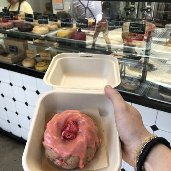 Good Town Doughnuts - Gluten free donut! The strawberry is - Donuts Near Me - Costa Mesa, California
