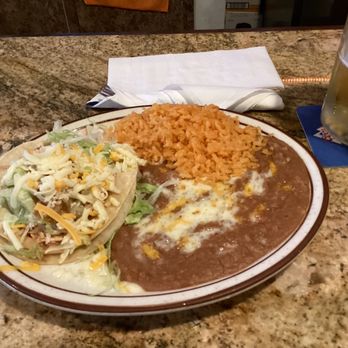 Casa Jimenez - Soft chicken taco beans and rice. Oct 24, 2023 - Mexican Near Me - Murrieta, California