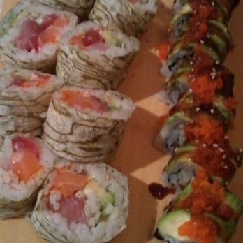 Lee's Sushi - Iko maki and dragon roll. - Sushi Bars Near Me - Hillsborough, New Jersey