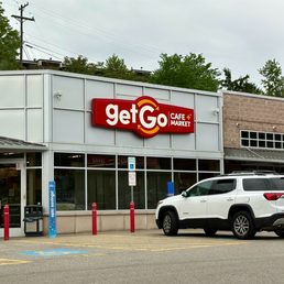 Front entrance to convenience store