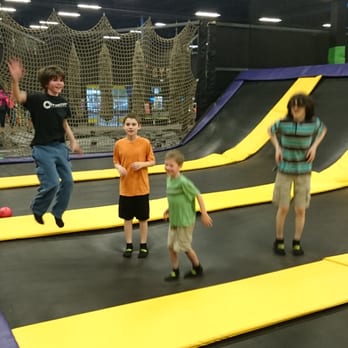 Get Air Syracuse - Our 4 youngest having a great time! - Trampoline Parks Near Me - Cicero, New York