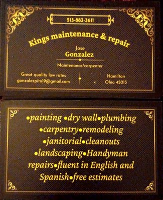 Kings Maintenance & Repair Logo