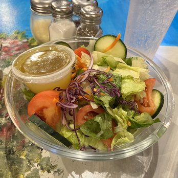 Casa Pizza Restaurant - Garden Salad with house dressing - Italian Near Me - El Paso, Texas