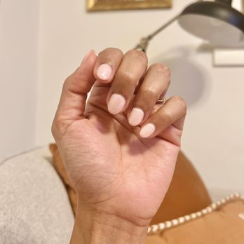 Royal Nails - Gel x nails - short & neutral - Nail Salons Near Me - Seattle, Washington