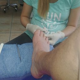 At dream nails, Nothing better than a pedicure before hunting. Feet feel great when going for the big walk. Tina and Nini are Awsome.