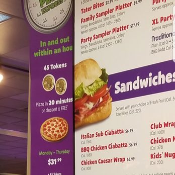 Chuck E. Cheese - There's a nice pic of the promotion that was not honored on our last trip... Maybe they can take it down? - Pizza Near Me - Gurnee, Illinois Chuck E. Cheese - There's a nice pic of the promotion that was not honored on our last trip... Maybe they can take it down? - Pizza Near Me - Gurnee, Illinois
