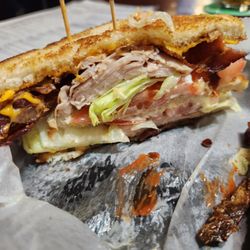 Stowaway Pub - Half of my giant Turkey Club sandwich