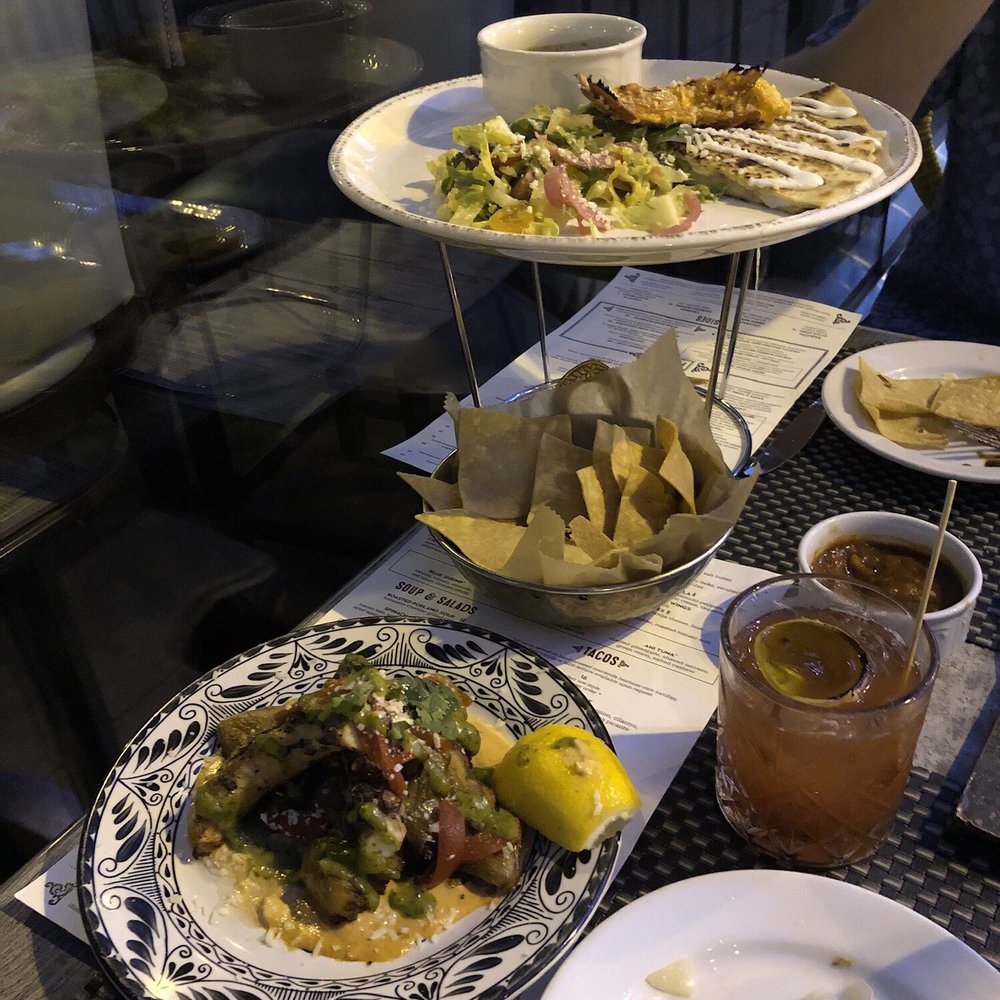 Barrio - Guacamole, Grilled Octopus and Grilled Lobster Quesadilla* appetizers - Mexican Near Me - Chicago, Illinois