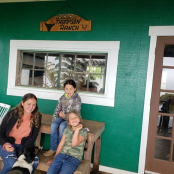 Thompson Ranch and Riding Stables - Hanging out at their wonderful cabin - Horseback Riding Near Me - Kula, Hawaii Thompson Ranch and Riding Stables - Hanging out at their wonderful cabin - Horseback Riding Near Me - Kula, Hawaii