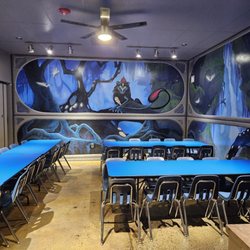 Laser Maxx - Party room at LaserMaxx San Jose, perfect for birthdays and group celebrations.
