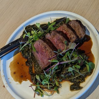 Owamni - Bison strip loin - New American Near Me - Minneapolis, Minnesota Owamni - Bison strip loin - New American Near Me - Minneapolis, Minnesota
