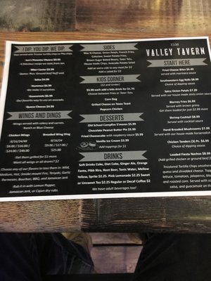 Menu photo 3 Valley Tavern Maggie Valley, NC Menu photo 3 Valley Tavern Maggie Valley, NC