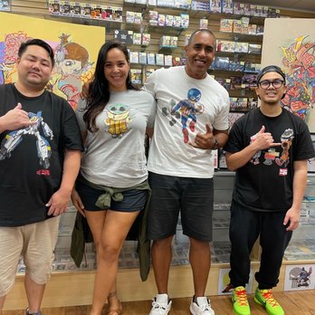 From the Heart - Ken Komoto (owner), Hi'ilani (my wife), Myself and Pancho Abalos (I promise we're friends) - Toy Stores Near Me - Honolulu, Hawaii From the Heart - Ken Komoto (owner), Hi'ilani (my wife), Myself and Pancho Abalos (I promise we're friends) - Toy Stores Near Me - Honolulu, Hawaii