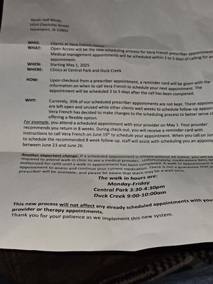 Vera French Community Mental Health Center