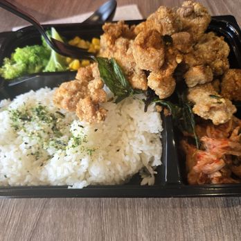 Uniboil - Popcorn chicken bento - Asian Fusion Near Me - Goleta, California Uniboil - Popcorn chicken bento - Asian Fusion Near Me - Goleta, California