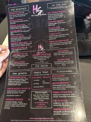 Menu photo 3 Hill Street Brewing Oceanside, CA