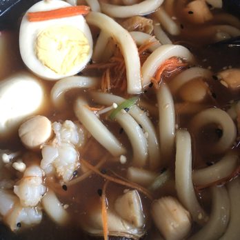 Sushi R91 - Udon seafood soup is delicious! - Japanese Near Me - Riverside, California Sushi R91 - Udon seafood soup is delicious! - Japanese Near Me - Riverside, California