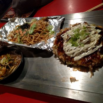 Fugetsu - Sunnyvale - Mentai mayo seafood yakisoba, ebi mayo cheese okonomiyaki, and spicy shrimp and scallop :) - Japanese Near Me - Sunnyvale, California Fugetsu - Sunnyvale - Mentai mayo seafood yakisoba, ebi mayo cheese okonomiyaki, and spicy shrimp and scallop :) - Japanese Near Me - Sunnyvale, California