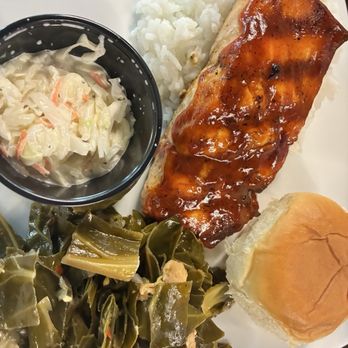 518 Smokehouse - Salmon and COLLARDS - Smokehouse Near Me - Chapin, South Carolina 518 Smokehouse - Salmon and COLLARDS - Smokehouse Near Me - Chapin, South Carolina