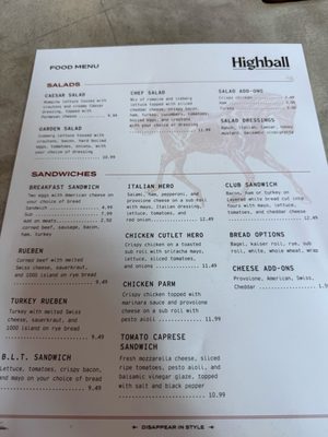 Menu photo 1 Bank St Deli Baltimore, MD