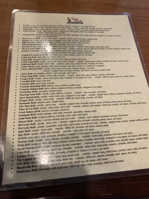 Menu photo 6 Twin Sushi Mandeville, LA