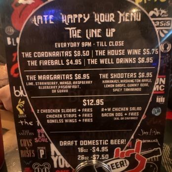 Rock & Wings - Late happy hour menu - Sports Bars Near Me - Bakersfield, California Rock & Wings - Late happy hour menu - Sports Bars Near Me - Bakersfield, California