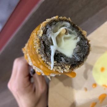 Mr Cow - squid ink mozzarella dog - Hot Dogs Near Me - Aiea, Hawaii