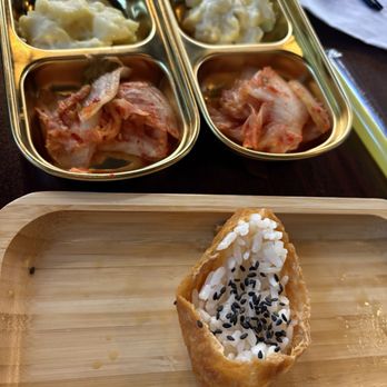 Sweet Fires - Complementary tofu skin and some banchan. - Hot Pot Near Me - Upland, California Sweet Fires - Complementary tofu skin and some banchan. - Hot Pot Near Me - Upland, California