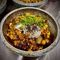 Gurumé - Berkshire Kimchi Fried Rice - tender berkshire pork, caramelized kimchi, crunchy quinoa