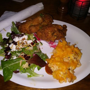 Five Bar - Ms Anne's fried chicken,Mac and cheese,with a house salad - American Near Me - Tuscaloosa, Alabama