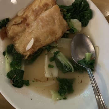 Dumpling Inn - Garlic Baked Seabass Filet (just ok) - Chinese Near Me - San Diego, California