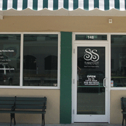 The S&S - Our storefront, at 148 North Depot Dr. One half block east of US1, bewteen Avenue A & Orange Avenue.