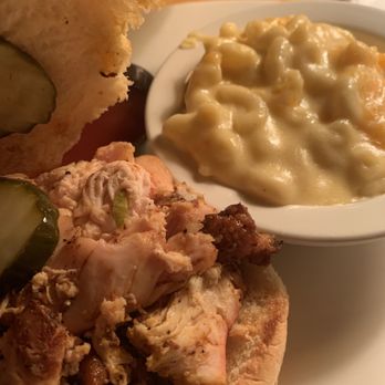Jim 'N Nick's Bar-B-Q - Mac and cheese and chicken sandwich - Barbeque Near Me - Conyers, Georgia Jim 'N Nick's Bar-B-Q - Mac and cheese and chicken sandwich - Barbeque Near Me - Conyers, Georgia