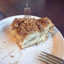 Coffee cake...moist and great flavor warmed up as well.