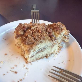Blue Moose Cafe - Coffee cake...moist and great flavor warmed up as well. - American Near Me - Port Townsend, Washington