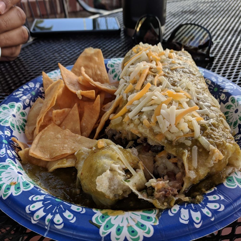 The Sand Trap - Chile verde carnitas burrito. Order it!!! - Mexican Near Me - Avalon, California The Sand Trap - Chile verde carnitas burrito. Order it!!! - Mexican Near Me - Avalon, California