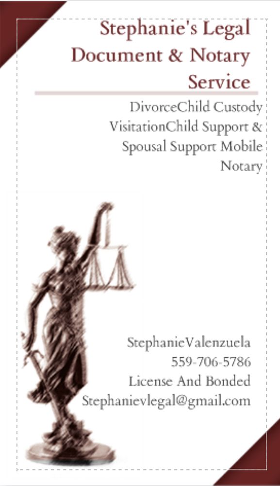 STEPHANIE’S LEGAL DOCUMENT & NOTARY SERVICE Updated May 2024 1904