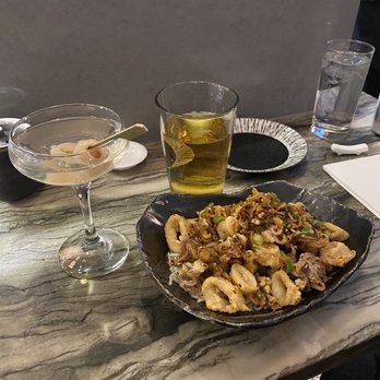 Fuji at WoC - lychee martini, Salt and Pepper Calamari (G) - Japanese Near Me - Quincy, Massachusetts Fuji at WoC - lychee martini, Salt and Pepper Calamari (G) - Japanese Near Me - Quincy, Massachusetts