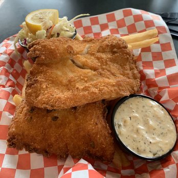 Lime Kiln Cafe - Fish & chips - moist fish and crispy on the outside - American Near Me - Friday Harbor, Washington Lime Kiln Cafe - Fish & chips - moist fish and crispy on the outside - American Near Me - Friday Harbor, Washington
