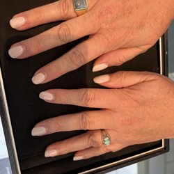 Lambros Goldsmith - The rings immediately after resizing before damage was apparent.