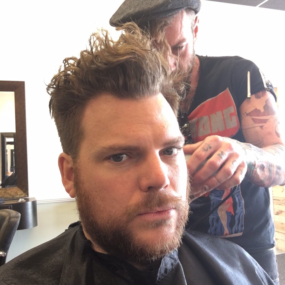 Justus cleaning it up after the Perm Justus cleaning it up after the Perm