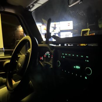 McDonald's - the interior of a car at night - Fast Food Near Me - Mason, Ohio
