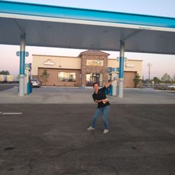 One of our Employees showing off Union Village and it's Valero gas station.