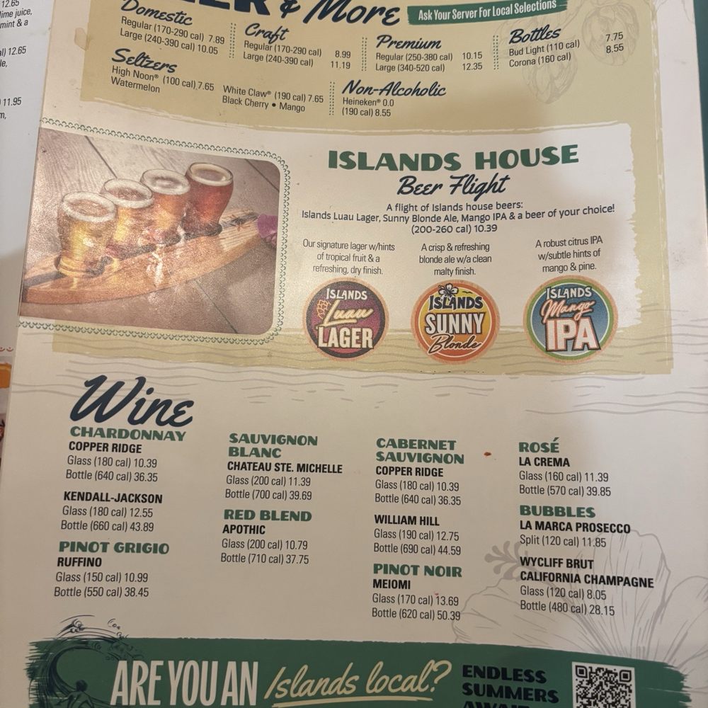 Islands Restaurant - Menu - Burgers Near Me - Monterey, California